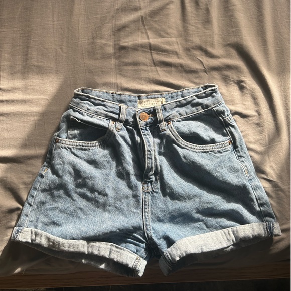 High Rise Denim Shorts - Picture 7 of 16
